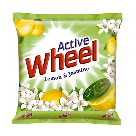 Wheel - Lemon & Jasmine Detergent Powder (Green) 1 kg Pack