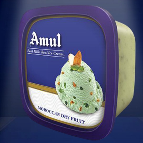Amul Real Ice Cream - Moroccan Dry Fruit