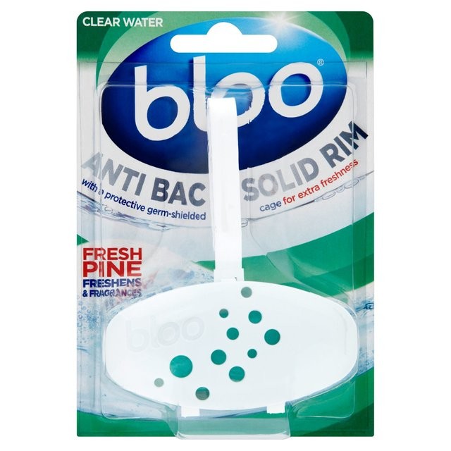 Bloo - Solid Rim Toilet Block Complete Pine 40 gm