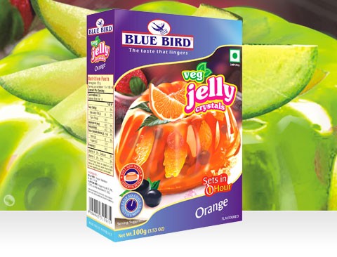 Blue Bird - Jelly Crystal Orange