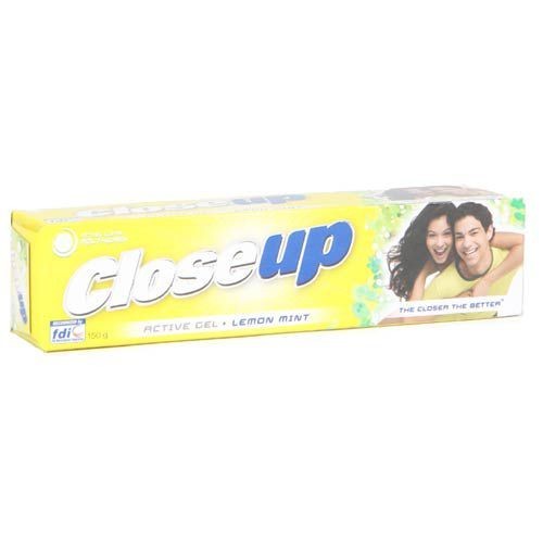 Close Up Tooth Paste - Active Gel (Lemon Mint) 150 gm Pack