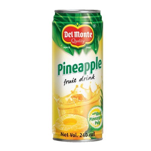 Del Monte Fruit Drink - Pineapple with Real Pineapple Pulp