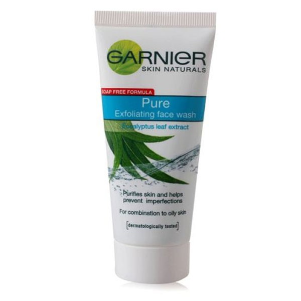 Garnier - Natural Pure Exfoliating Face Wash 50 ml Pack