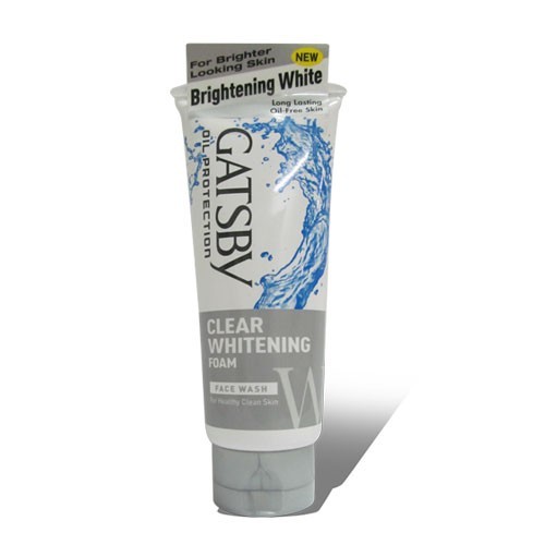 Gatsby Face Wash - Clear Whitening Foam Oil Protection 50 ml
