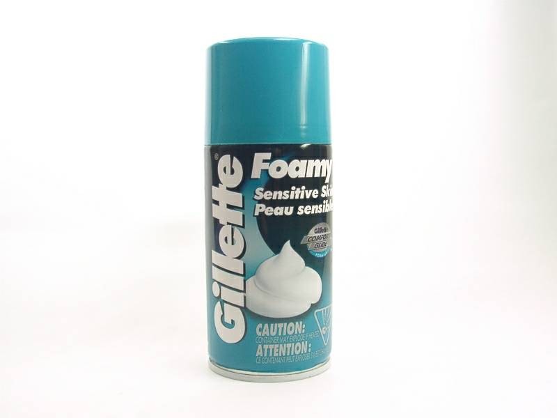 Gillette - Fat Foamy Sensitive 11 Oz