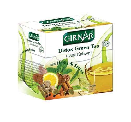Girnar Tea Bag With Herbs & Spices Dettox Green Tea