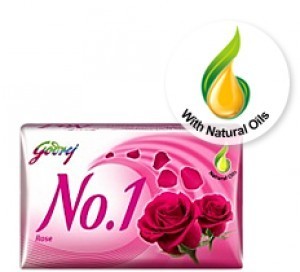 Godrej No. 1 - Rose Soap (4 X 100 gm Pack)