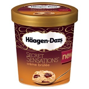 Haagen-Dazs Ice Cream - Secret Sensations Crème Brulee