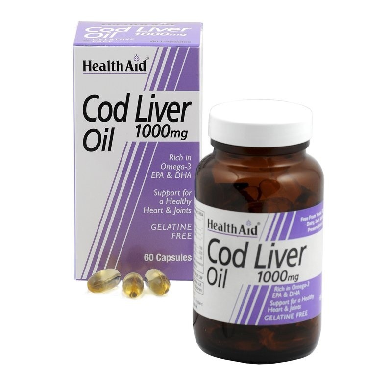 Health Aid Cod Liver Oil - 1000mg