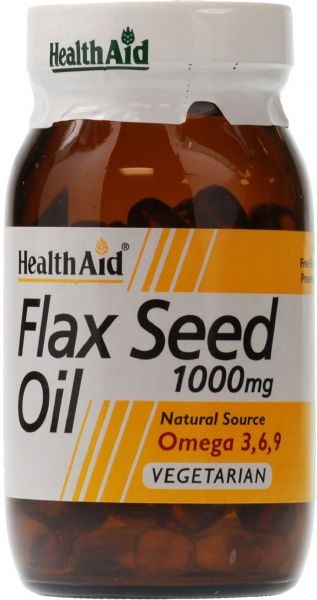 Health Aid Flax Seed Oil - 1000mg (Omega 3.6.9)