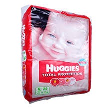 Huggies - Total Protection Small (Upto 7 Kg)