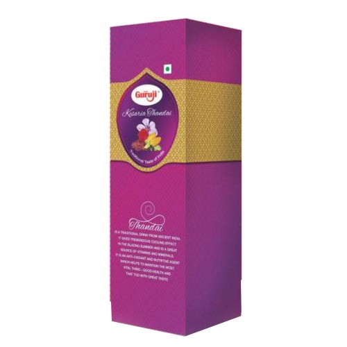 Shree Guruji Syrup - Kesari Thandai 750 ml Packing