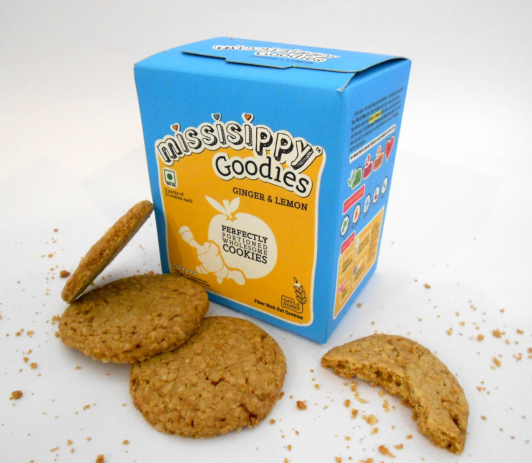 Missisippy - Goodies Cookies - Ginger 75 gm Pack