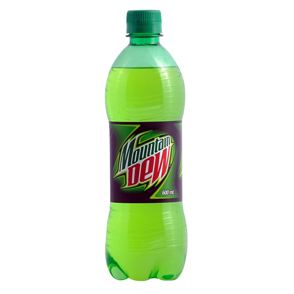 Mountain Dew - Soft Drink 600 ml Packing