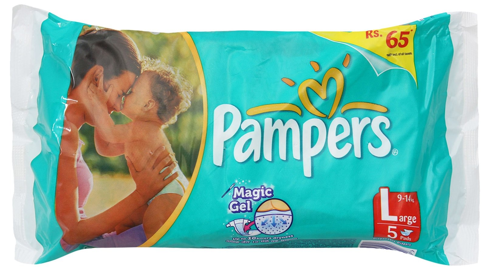 Pampers - Large (9 - 14 kgs)