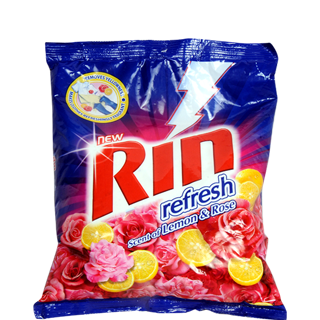 Rin Detergent Powder - Refresh Lemon & Rose 500 gm Pack