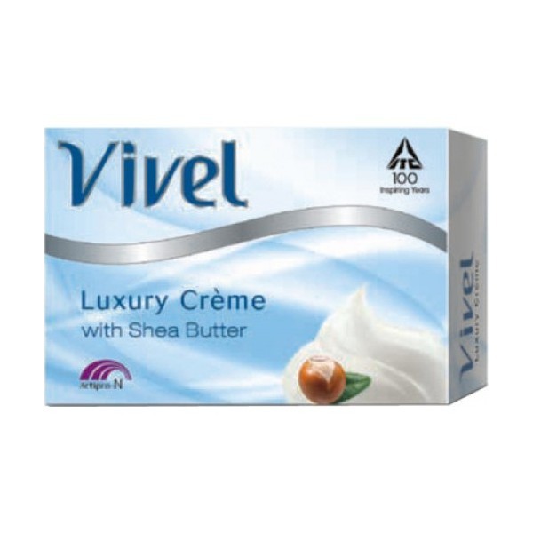 Vivel Luxury - Cream Shea Butter Soap (4 X 100 gm Pack)