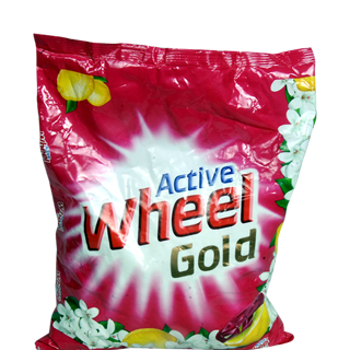Active Wheel Detergent Powder - Gold (Fragrance of Lemon & Flowers) 1.5 kg Pack