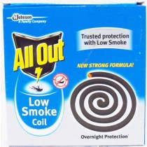 All Out Low Smoke Coil, 10 nos Carton