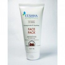 Eeshha Face Pack - Anti Ageing With Pomegranate & Squalene 100 gm 