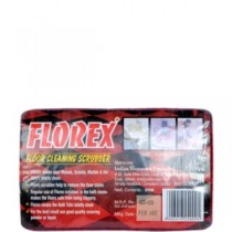 Florex Floor Cleaning Scrubber - 13.8 cm x 8.8 cm, 3 nos Pouch