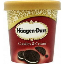 Haagen-Dazs Cookies & Cream Ice Cream