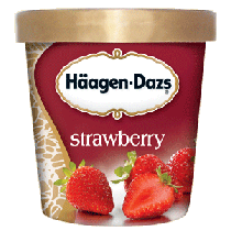 Haagen-Dazs Strawberry Ice Cream