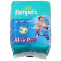 Pampers Active Baby Diapers - XL (12+ kgs)