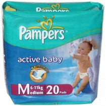 Pampers - Active Baby M (5- 11 Kg)