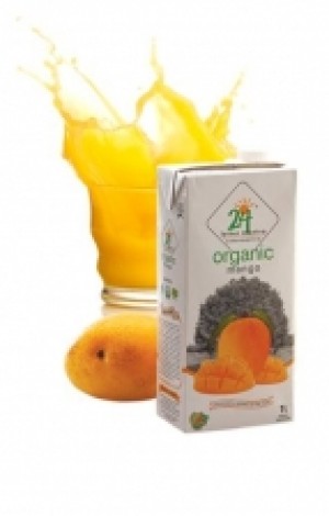 24 LM Organic Mango Juice 1 lt Packing