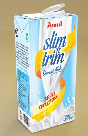Amul - Slim N Trim Skimmed Milk