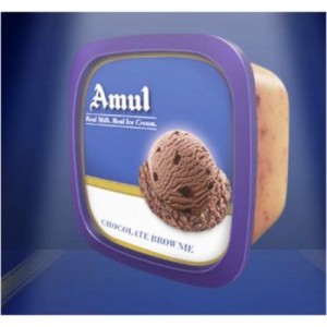 Amul Real Ice Cream - Chocolate Brownie