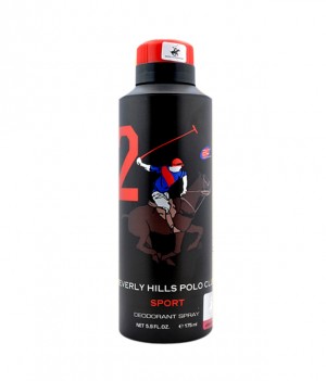 Beverly Hills Polo Club Deodorant Spray - 2 Sport (For Men) 175 ml