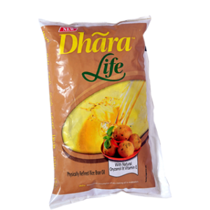 Dhara - Life Refined Rice Bran Oil