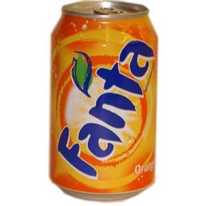 Fanta - Orange Flavored Soft Drink Can