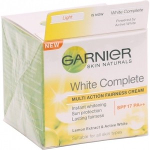Garnier White Complete - Multi Action Fairness Cream SPF 17 40 gm Pack