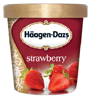 Haagen-Dazs Ice Cream - Strawberry
