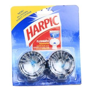Harpic Toilet Cleaner - Flushmatic (Aquamarine) 100 ml Packing