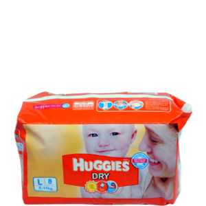 Huggies - Dry Large (8-14 Kg)