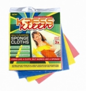 Kress Kleen - Multi Purpose Sponge Cloths 3 Pcs