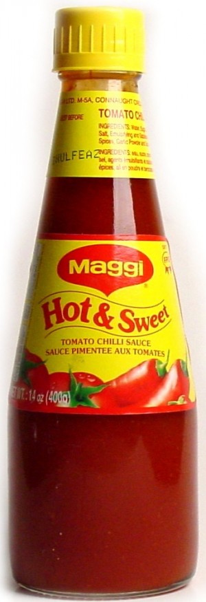 Maggi Sauce - Hot & Sweet (Tomato Chilli) 1kg Bottle
