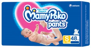 Mamy Poko Pant Style Diapers - Small (4-8 kg)