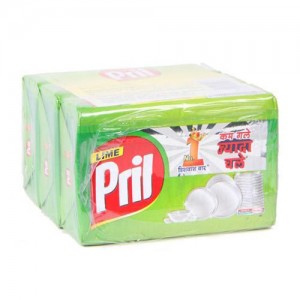 Pril Dishwash Bar - Lime (4 X 400 gm Pack)